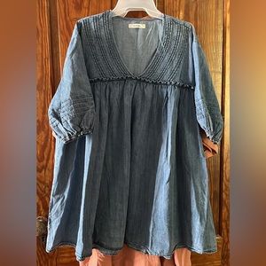 NWOT blue Jean tunic